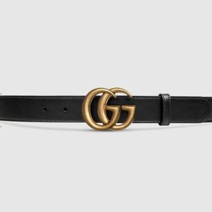Gucci GG leather belt